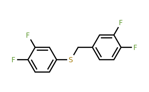 1443347-43-0 | (3,4-Difluorobenzyl)(3,4-difluorophenyl)sulfane