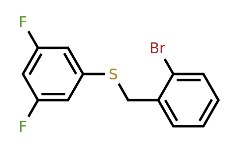 1443347-52-1 | (2-Bromobenzyl)(3,5-difluorophenyl)sulfane