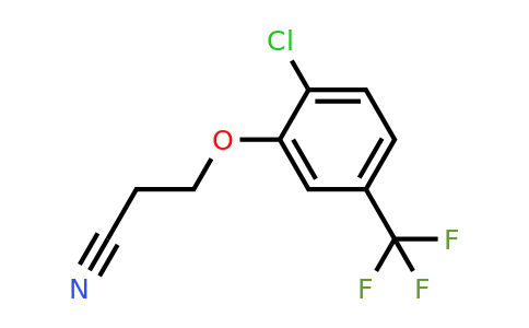 1443347-63-4 | 3-(2-Chloro-5-(trifluoromethyl)phenoxy)propanenitrile