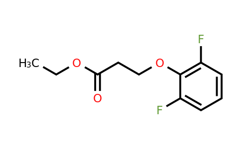 1443347-75-8 | Ethyl 3-(2,6-difluorophenoxy)propanoate