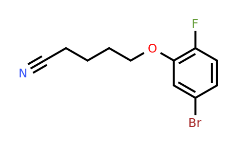 1443347-81-6 | 5-(5-Bromo-2-fluorophenoxy)pentanenitrile