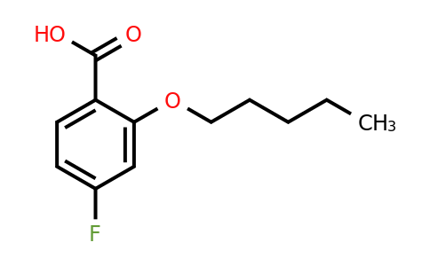 1443347-94-1 | 4-Fluoro-2-(pentyloxy)benzoic acid