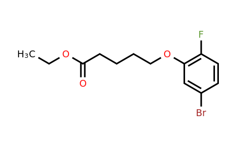 1443348-16-0 | Ethyl 5-(5-bromo-2-fluorophenoxy)pentanoate