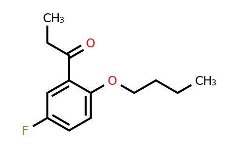 1443348-17-1 | 1-(2-Butoxy-5-fluorophenyl)propan-1-one