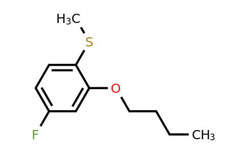 1443348-71-7 | (2-Butoxy-4-fluorophenyl)(methyl)sulfane