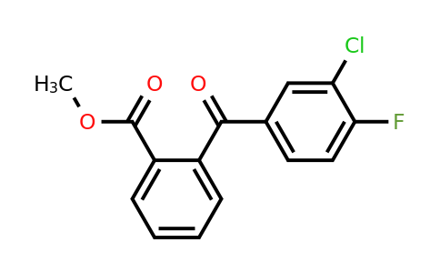 1443349-23-2 | Methyl 2-(3-chloro-4-fluorobenzoyl)benzoate