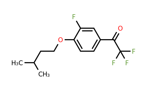 1443349-26-5 | 2,2,2-Trifluoro-1-(3-fluoro-4-(isopentyloxy)phenyl)ethanone
