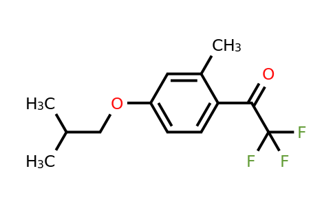 1443349-38-9 | 2,2,2-Trifluoro-1-(4-isobutoxy-2-methylphenyl)ethanone