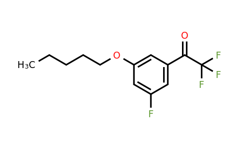 1443349-39-0 | 2,2,2-Trifluoro-1-(3-fluoro-5-(pentyloxy)phenyl)ethanone
