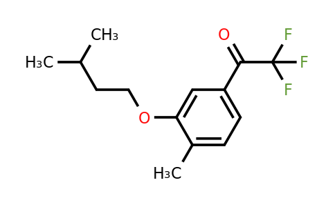 1443349-47-0 | 2,2,2-Trifluoro-1-(3-(isopentyloxy)-4-methylphenyl)ethanone