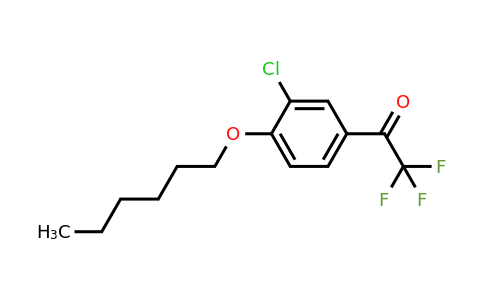 1443349-52-7 | 1-(3-Chloro-4-(hexyloxy)phenyl)-2,2,2-trifluoroethanone