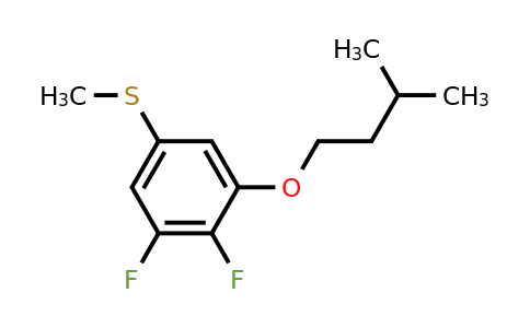 1443349-65-2 | (3,4-Difluoro-5-(isopentyloxy)phenyl)(methyl)sulfane