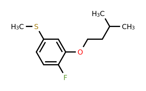 1443349-84-5 | (4-Fluoro-3-(isopentyloxy)phenyl)(methyl)sulfane