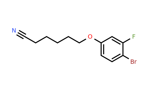 1443349-86-7 | 6-(4-Bromo-3-fluorophenoxy)hexanenitrile