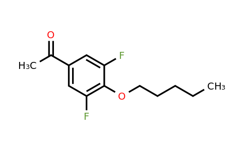1443349-97-0 | 1-(3,5-Difluoro-4-(pentyloxy)phenyl)ethanone