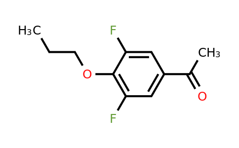 1443350-01-3 | 1-(3,5-Difluoro-4-propoxyphenyl)ethanone