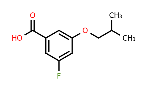 1443350-18-2 | 3-Fluoro-5-isobutoxybenzoic acid