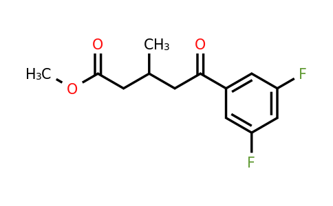 1443350-58-0 | Methyl 5-(3,5-difluorophenyl)-3-methyl-5-oxopentanoate