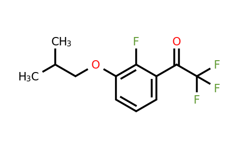 1443350-82-0 | 2,2,2-Trifluoro-1-(2-fluoro-3-isobutoxyphenyl)ethanone