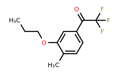 1443350-89-7 | 2,2,2-Trifluoro-1-(4-methyl-3-propoxyphenyl)ethanone