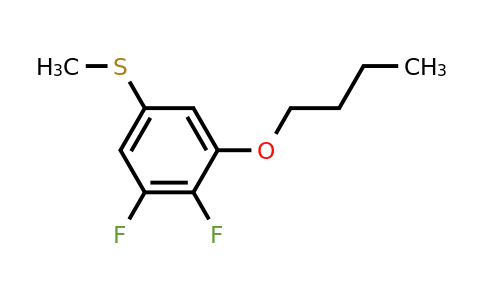 1443351-02-7 | (3-Butoxy-4,5-difluorophenyl)(methyl)sulfane