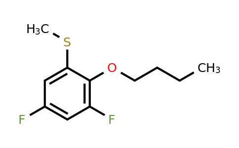 1443351-08-3 | (2-Butoxy-3,5-difluorophenyl)(methyl)sulfane