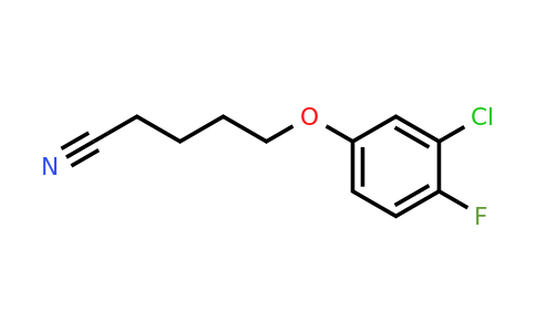 1443351-13-0 | 5-(3-Chloro-4-fluorophenoxy)pentanenitrile