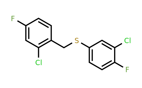 1443352-40-6 | (2-Chloro-4-fluorobenzyl)(3-chloro-4-fluorophenyl)sulfane