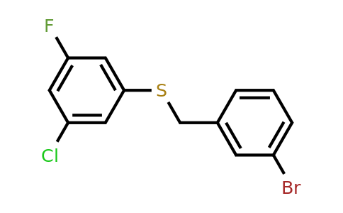 1443352-51-9 | (3-Bromobenzyl)(3-chloro-5-fluorophenyl)sulfane