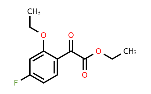 1443352-62-2 | Ethyl 2-(2-ethoxy-4-fluorophenyl)-2-oxoacetate