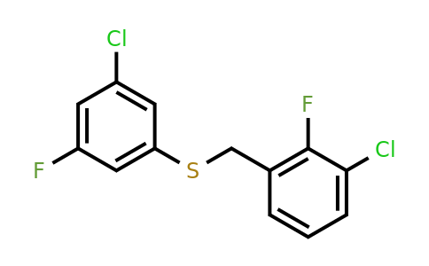 1443352-64-4 | (3-Chloro-2-fluorobenzyl)(3-chloro-5-fluorophenyl)sulfane