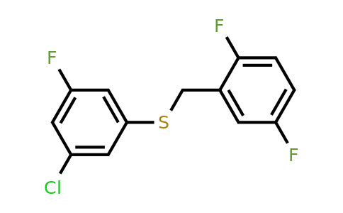 1443352-70-2 | (3-Chloro-5-fluorophenyl)(2,5-difluorobenzyl)sulfane