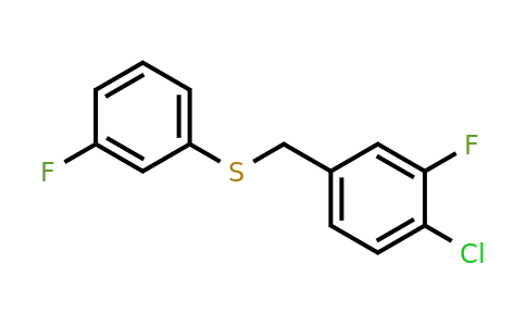 1443352-77-9 | (4-Chloro-3-fluorobenzyl)(3-fluorophenyl)sulfane