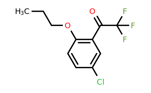 1443352-78-0 | 1-(5-Chloro-2-propoxyphenyl)-2,2,2-trifluoroethanone