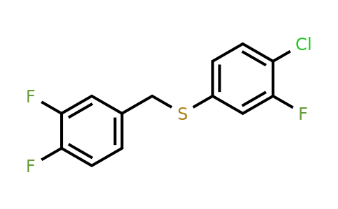1443352-79-1 | (4-Chloro-3-fluorophenyl)(3,4-difluorobenzyl)sulfane