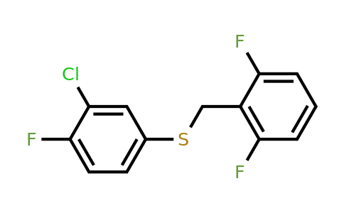 1443352-81-5 | (3-Chloro-4-fluorophenyl)(2,6-difluorobenzyl)sulfane