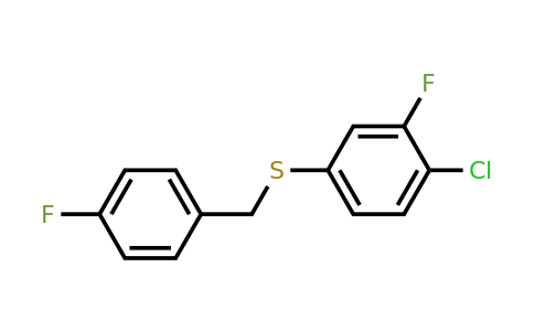 1443353-01-2 | (4-Chloro-3-fluorophenyl)(4-fluorobenzyl)sulfane