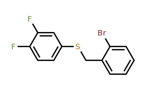 1443353-06-7 | (2-Bromobenzyl)(3,4-difluorophenyl)sulfane