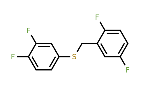 1443353-09-0 | (2,5-Difluorobenzyl)(3,4-difluorophenyl)sulfane