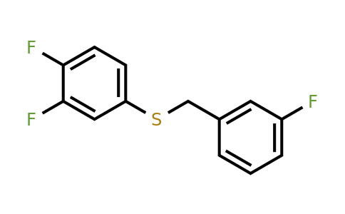 1443353-14-7 | (3,4-Difluorophenyl)(3-fluorobenzyl)sulfane