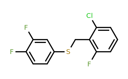 1443353-19-2 | (2-Chloro-6-fluorobenzyl)(3,4-difluorophenyl)sulfane