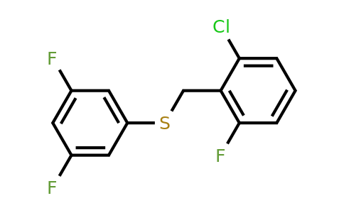 1443353-32-9 | (2-Chloro-6-fluorobenzyl)(3,5-difluorophenyl)sulfane