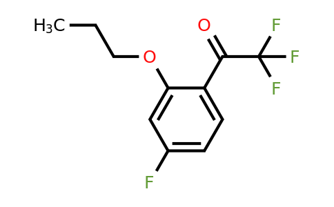 1443353-41-0 | 2,2,2-Trifluoro-1-(4-fluoro-2-propoxyphenyl)ethanone