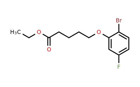 1443354-04-8 | Ethyl 5-(2-bromo-5-fluorophenoxy)pentanoate