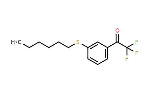 1443354-16-2 | 2,2,2-Trifluoro-1-(3-(hexylthio)phenyl)ethanone
