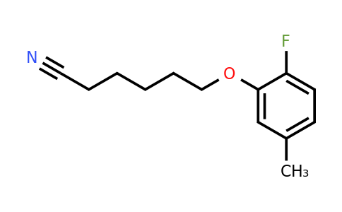 1443354-39-9 | 6-(2-Fluoro-5-methylphenoxy)hexanenitrile
