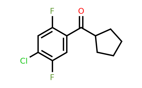 1443354-45-7 | (4-Chloro-2,5-difluorophenyl)(cyclopentyl)methanone