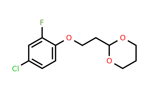 1443354-56-0 | 2-(2-(4-Chloro-2-fluorophenoxy)ethyl)-1,3-dioxane
