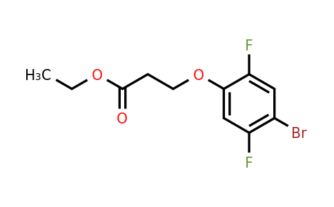 1443354-60-6 | Ethyl 3-(4-bromo-2,5-difluorophenoxy)propanoate