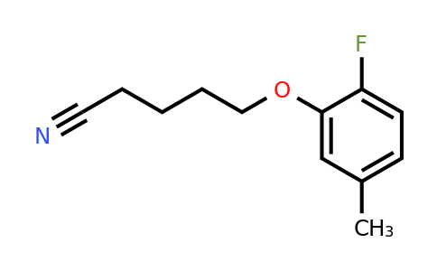 1443354-68-4 | 5-(2-Fluoro-5-methylphenoxy)pentanenitrile